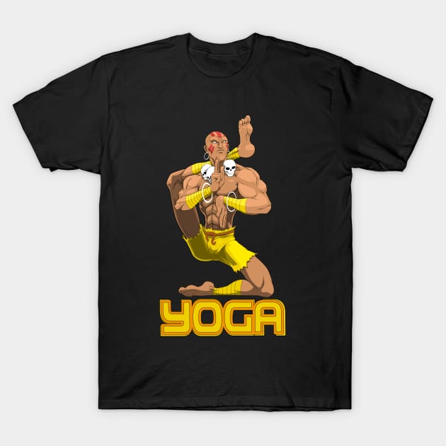 Street Fighter Yoga Master Dhalsim (V1) T-Shirt by CoolDojoBro